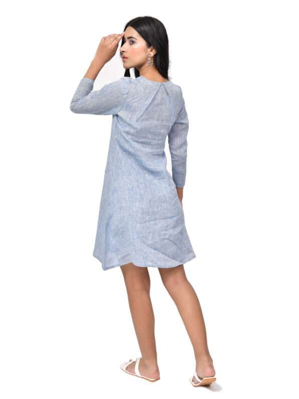 Sky Linen Dress