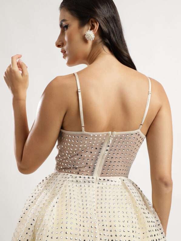 Starry Elegance Corset Dress